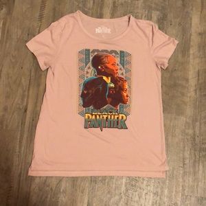 Pink Marvel Black Panther T-Shirt